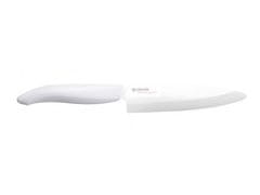 Kyocera keramický nôž s bielou čepeľou, 13 cm dlhá čepeľ, biela plastová rukoväť