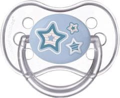 Canpol babies Cumlík silikónové čerešnička 18 m+ NEWBORN BABY – modré