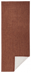 NORTHRUGS Kusový koberec Twin-Wendeteppiche 103098 terra creme – na von aj na doma 120x170