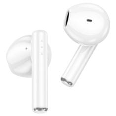 Hoco Wireless Earbuds Crystal (EW38) - TWS, Bluetooth 5.3, Hi-Fi Sound, Stereo, Touch Control - White