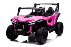 Lean-toys S618 Ružové auto na batérie 4x4