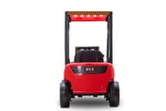 Lean-toys Akumulátorový vysokozdvižný vozík Červený
