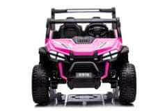 Lean-toys S618 Ružové auto na batérie 4x4