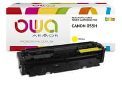 Armor OWA toner kompatibilný s Canon CRG-055H Y, 5900st, žltá/yellow
