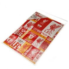 FAN SHOP SLOVAKIA Darčekový Papier Liverpool FC, 2x 70x50cm, 2x darčekové karty