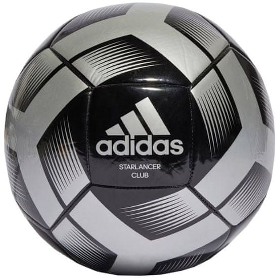 Adidas Lopty futbal čierna czarno-szara piłka nożna starlancer club