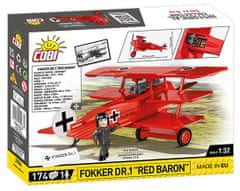 Cobi 2986 Great War Fokker Dr. Aj Red Baron, 1:32, 174 k, 1 f