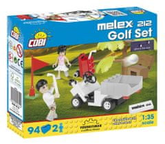 Cobi 24554 MELEX golf vozítko, 1:35, 94 k, 2 f