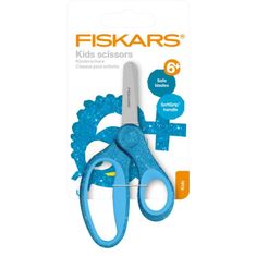 FISKARS Detské nožnice s trblietkami - modré 13 cm