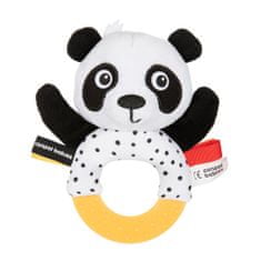 Canpol babies Hračka senzorická Panda s hryzátkom a hrkálkou BabiesBoo