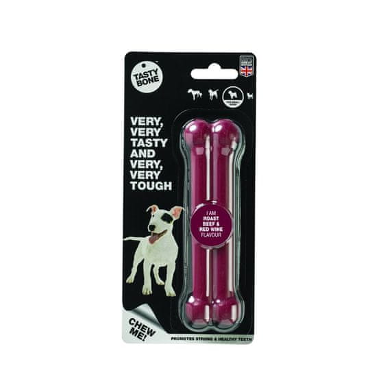 Tastybone TASTY BONE Kocka nylonová pre malých psov - Hovädzie mäso & červené víno