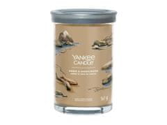 Yankee Candle Amber & Sandalwood sviečka 567g / 2 knôty (Signature tumbler veľký)