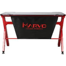 Marvo Herný stôl DE-03 RGB podsvietenie