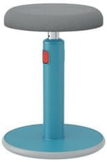 LEITZ Ergonomická balančná stolička na sedenie/státie ERGO Cosy Stool, pokojná modrá