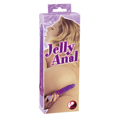 Fialový gélový análny vibrátor - Jelly Anal Purple 7 programov