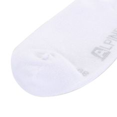 ALPINE PRO Ponožky dlhé unisex ALPINE PRE 2ULIANO biele 2páry - S