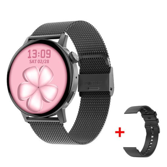 Bomba Smart hodinky ES055 - NFC, GPS, športové funkcie + remienok naviac