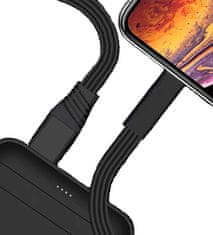 Bomba Nezničiteľný rýchlonabíjací obnoviteľný USB kábel 1,5M - Android/iPhone