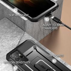 SUPCASE Unicorn Beetle Pro - Samsung Galaxy S21 Ultra - čierny