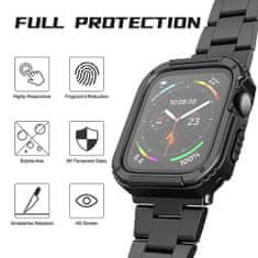 LITO Puzdro Watch Armor 360 + ochrana displeja - Apple Watch 1 / 2 / 3 (38 mm) - Zelená
