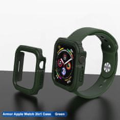 LITO Puzdro Watch Armor 360 + ochrana displeja - Apple Watch 1 / 2 / 3 (38 mm) - Zelená