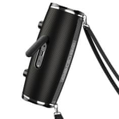 Hoco Wireless Speaker Desire Song (BS40) - with Shoulder Strap, TWS, Bluetooth 5.0 - Black
