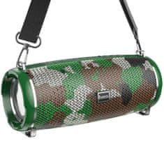 Hoco Wireless Speaker Xpress (HC2) - with Ambient Light, Bluetooth 5.0, 10W - Camouflage Green