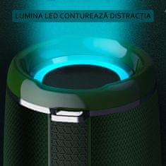 Hoco Wireless Speaker Xpress (HC2) - with Ambient Light, Bluetooth 5.0, 10W - Dark Green