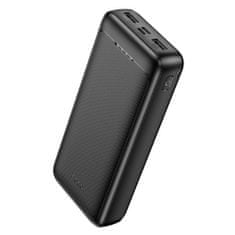 Hoco Power Bank Smart (J111A) - 2x USB, Type-C, Micro-USB with LED for Battery Check, 2A, 20000mAh - Black