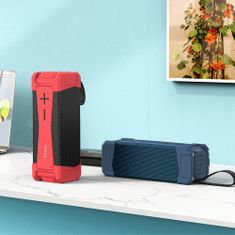Hoco Wireless Speaker Magic (HC6) - Bluetooth 5.0, FM, TF Card, U Disk, AUX, TWS, 20W, 4000mAh - Red