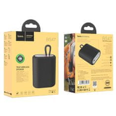 Hoco Wireless Speaker Uno Sports (BS47) - Bluetooth, FM, TF Card, TWS, 5W, 1200mAh - Black