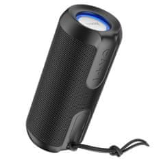 Hoco Wireless Speaker Artistic Sports (BS48) - Bluetooth 5.1, FM, TF Card, U Disk, RGB Lights, 10W, 1200mAh - Black