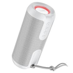 Hoco Wireless Speaker Artistic Sports (BS48) - Bluetooth 5.1, FM, TF Card, U Disk, RGB Lights, 10W, 1200mAh - Grey