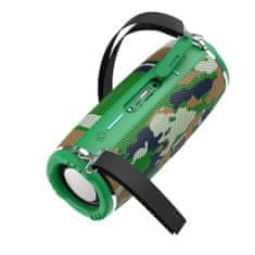 Hoco Wireless Speaker Sports (HC12) - Bluetooth 5.0, Shoulder Strap, 10W - Camouflage Green