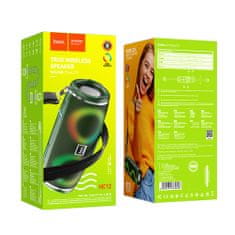 Hoco Wireless Speaker Sports (HC12) - Bluetooth 5.0, Shoulder Strap, 10W - Dark Green
