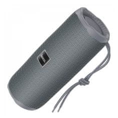 Hoco Wireless Speaker Vocal (HC16) - TWS, Waterproof, with Dual Dynamic Units 360°, Bluetooth 5.3, 10W - Gray