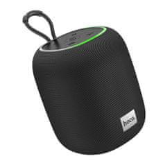 Hoco Wireless Speaker Link (HC14) - Bluetooth 5.2, FM, TF Card, USB, AUX, TWS, with RGB Lights - Obsidian Black