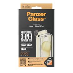PanzerGlass Bundle 3v1 Apple iPhone 15 Plus B1174+2811 (PG sklo + HardCase D30 + Camera Protector)