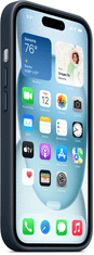 Apple kryt z tkaniny FineWoven s MagSafe na iPhone 15 Pro Max, kouřová
