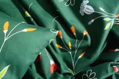 HW LOGISTIC Bavlnené obliečky PLUS predľžené VELINA zelené