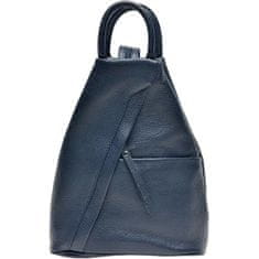Carla Ferreri Dámsky kožený batoh CF1625 Blu