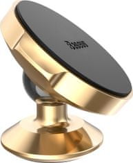 BASEUS magnetický držák do automobilu na palubní desku Small Ears Series zlatá