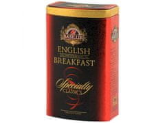 Basilur BASILUR English Breakfast - Jemne nakrájaný čierny listový čaj v ozdobnej plechovke, 100g, 1