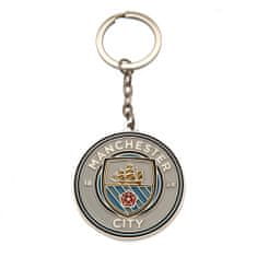 FAN SHOP SLOVAKIA Prívesok Manchester City FC, znak klubu, kov, 4,5 cm