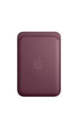 Apple FineWoven peněženka s MagSafe pro iPhone, morušově rudá