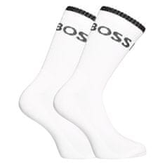 BOSS 6PACK ponožky vysoké bielé (50510168 100) - veľkosť M