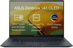 ASUS Zenbook 14X OLED (UX3404) (UX3404VC-M9170W), šedá