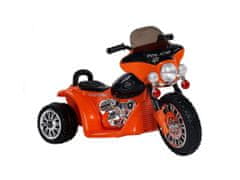 Mamido Detská elektrická motorka JT568 oranžová