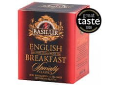 Basilur BASILUR English Breakfast - Čierny čaj vo vrecúškach, 10x2g, 1