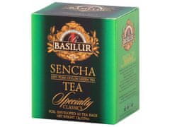 Basilur BASILUR Sencha - Klasický zelený čaj vo vrecúškach, 10x1,5g, 1